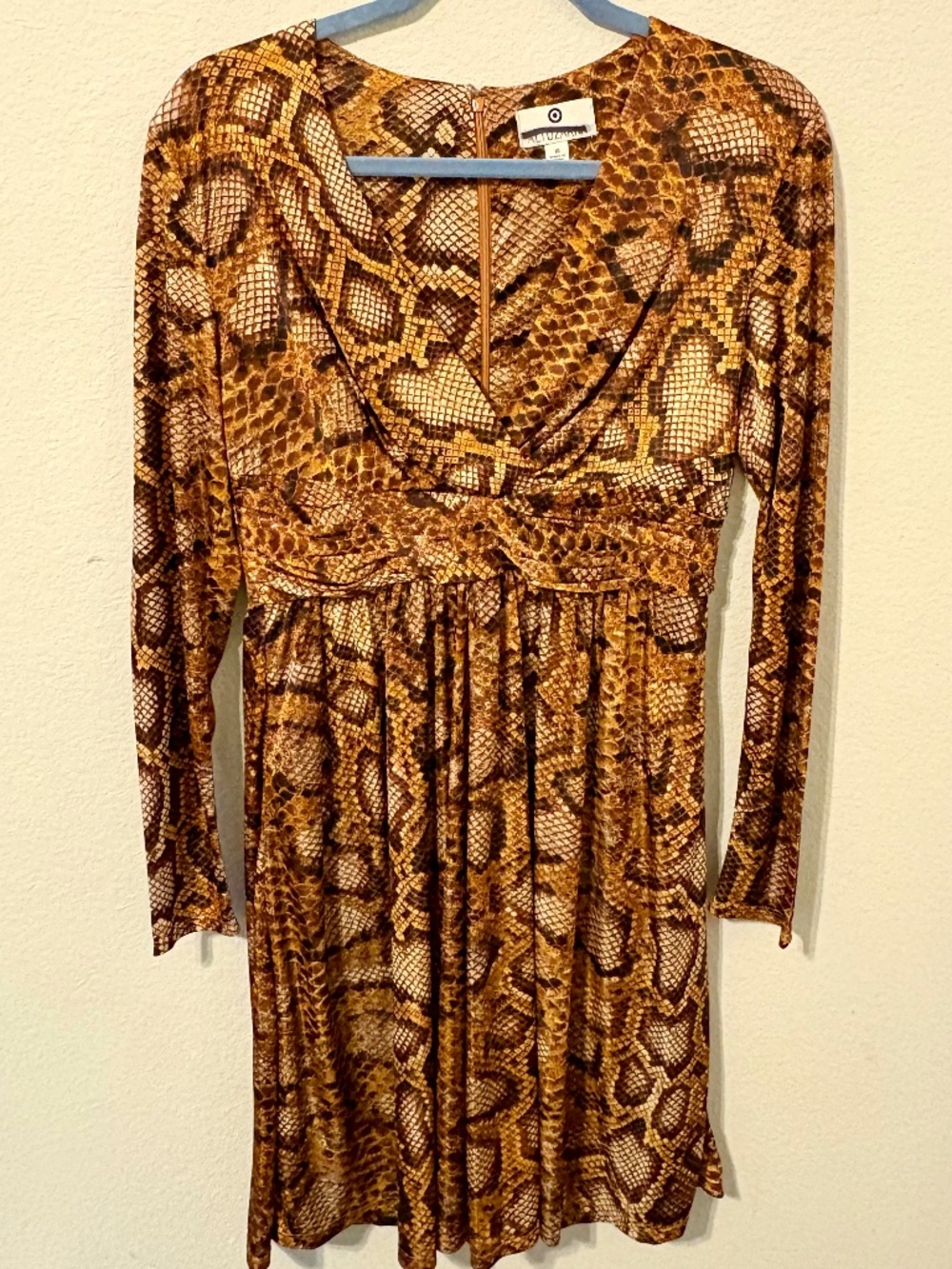 Rare Altuzarra for Target Snakeskin Dress sz10